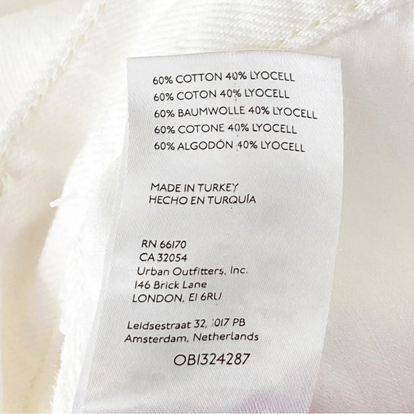 New Free People The Lasso Jean in White Lightening size 26 - Picture 10 of 10